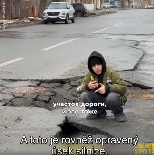 opravená cesta na vyspelý spôsob